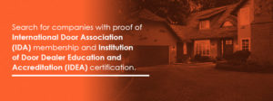 Look for Membership & Certifications