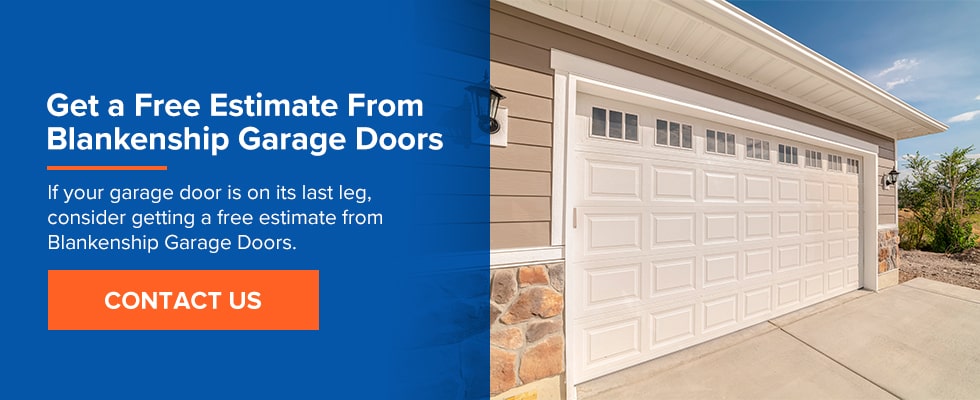 Get a Free Estimate From Blankenship Garage Doors